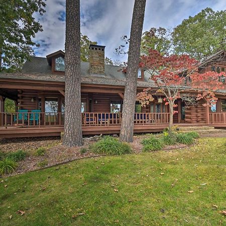 Hilltop Hot Springs Log Cabin With Hot Tub And Grill! Eksteriør billede