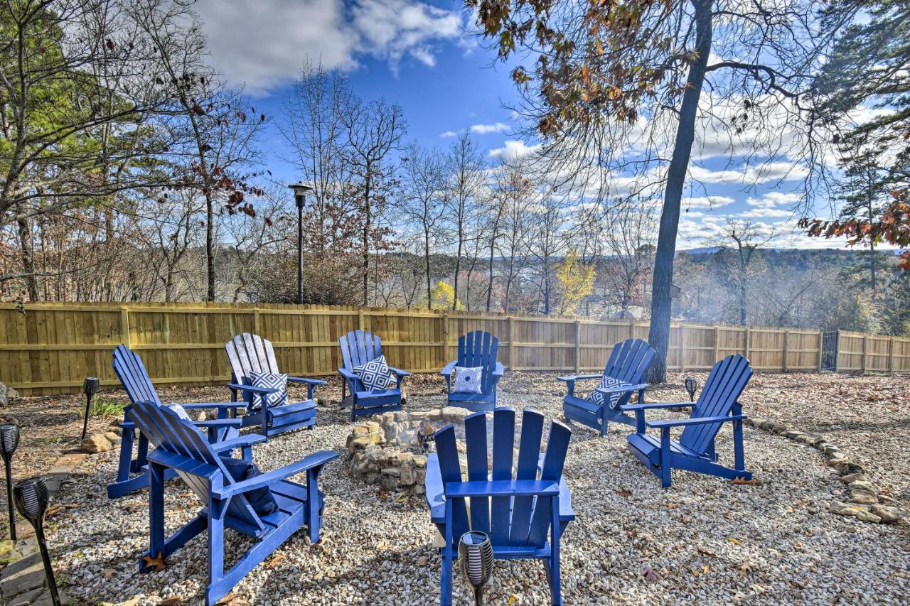 Hilltop Hot Springs Log Cabin With Hot Tub And Grill! Eksteriør billede