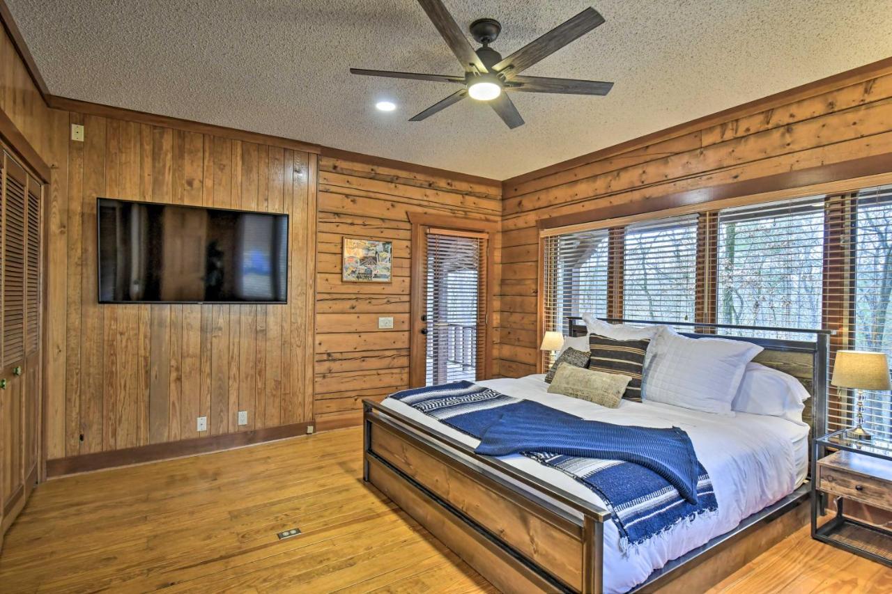 Hilltop Hot Springs Log Cabin With Hot Tub And Grill! Eksteriør billede