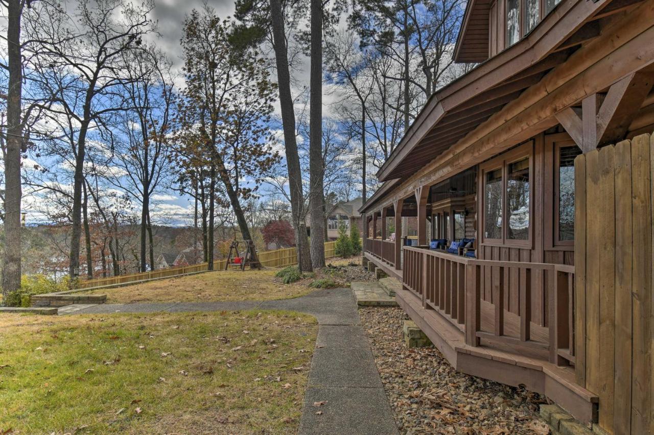 Hilltop Hot Springs Log Cabin With Hot Tub And Grill! Eksteriør billede